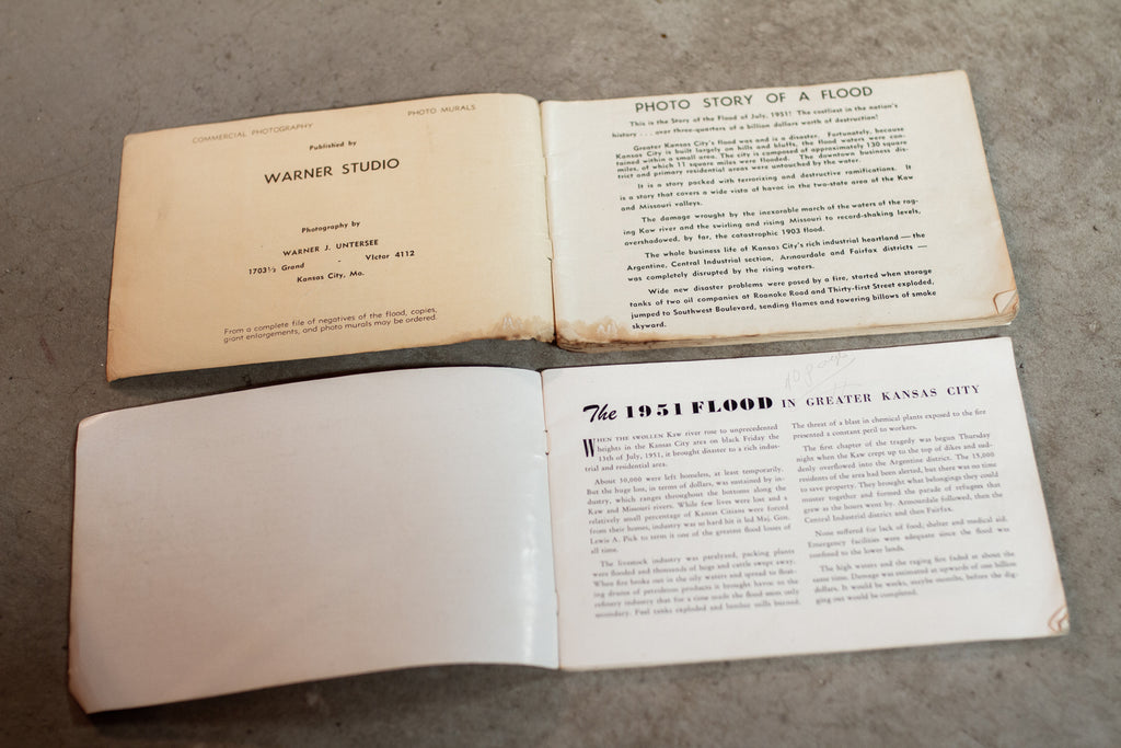 Photo Brochures 1951 Flood of Kansas City