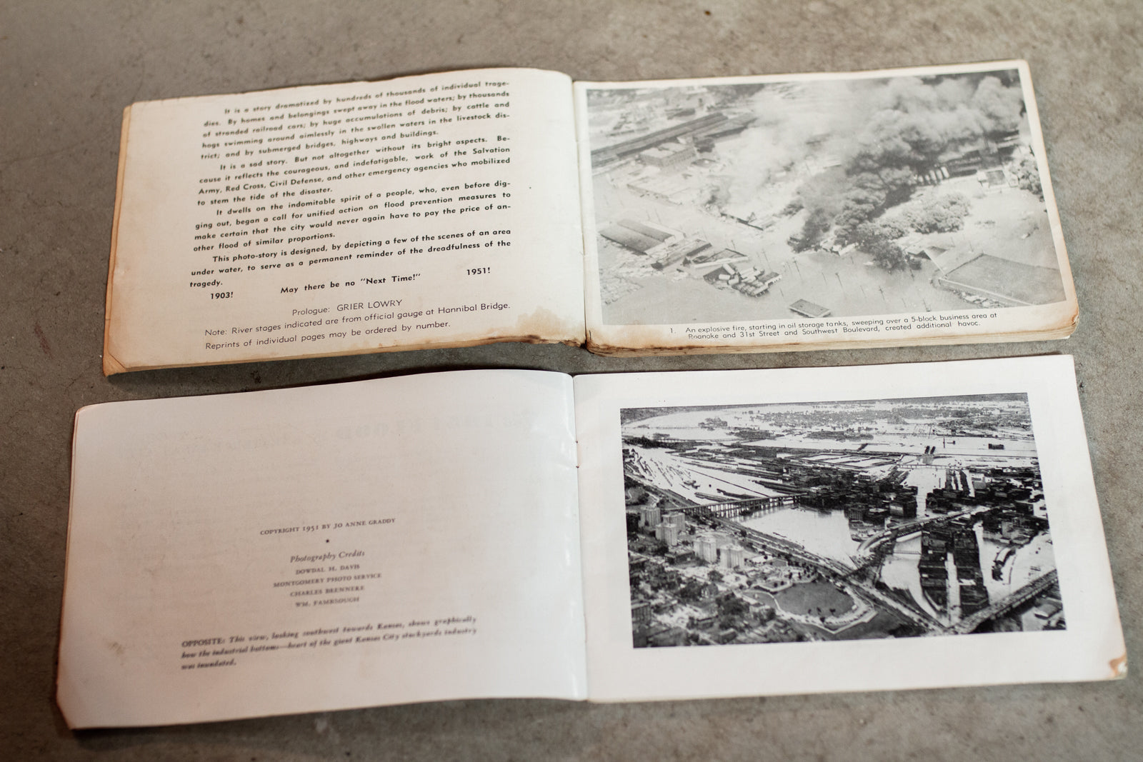 Photo Brochures 1951 Flood of Kansas City
