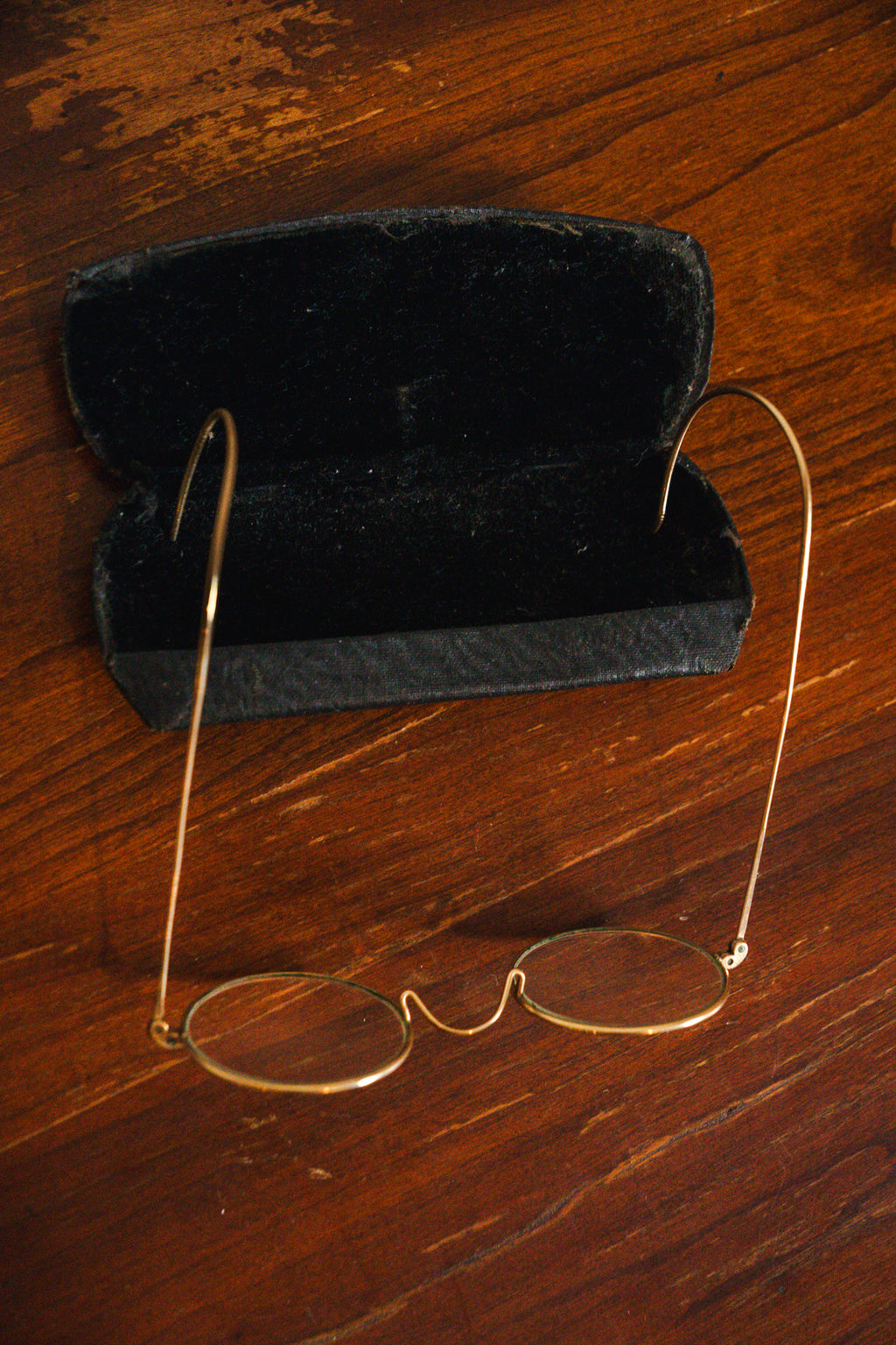 Antique Glasses with Case - Perry, Iowa