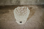 Pilgrim Clear Glass Textured Votive Tea Light Candle Holder with Sticker