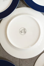 Guy Harvey Fish Plate Set of 6 Plates 8" Blue Rim Assorted Styles 2008 Edition