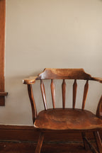 Vintage JB Van Sciver Co. Wood Captain's Chair