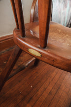 Vintage JB Van Sciver Co. Wood Captain's Chair